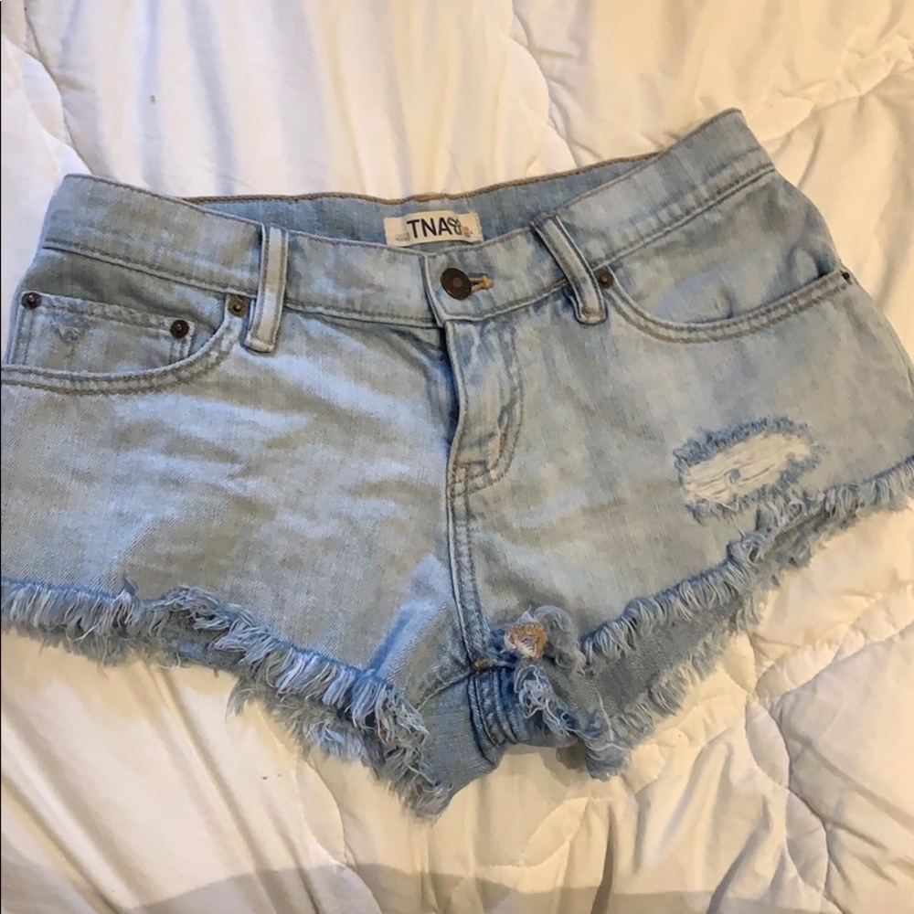 TNA Brand Aritzia Jean shorts